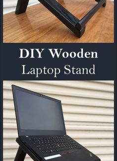 Modern couch and desk Diy Laptop Stand, Laptop Diy, Wooden Laptop Stand, Old Laptop, Hantverk Diy, Solid Stain, Stain Wood, Diy Laptop, Free Woodworking Plans