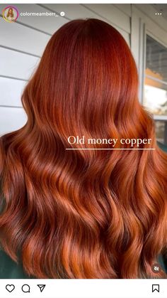 Copper Hair Colour Ideas, Vibrant Copper Red Hair, Copper Red Hair Color Balayage, Fun Red Hair Color Ideas, Red Hair Gloss, Dimensional Red Hair Copper, Orange Copper Hair Color, Copper Auburn Hair Color, Vibrant Copper Hair