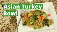 Asian Turkey Bowl With Cauliflower Rice | Gluten Free | Rockin Robin Cooks - YouTube Turkey Rice Bowls Healthy, Korean Turkey Bowl, Korean Turkey Rice Bowl, Korean Ground Turkey And Rice Bowls, Healthy Teriyaki Turkey Rice Bowl, Asian Turkey, Cuisinart Food Processor, Turkey Bowl, Low Carb Healthy