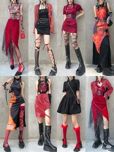 Mode Harajuku, Trending Streetwear, Outfits Dresses, Clothes Outfits, Alt Fashion, Cute Anime, Fashion Mistakes, Edgy Outfits, Stage Outfits