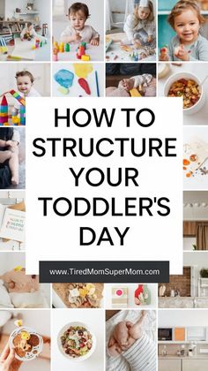 how to structure your toddler's day