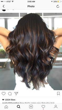 Hair Highlights For Black Hair Indian, Indian Black Hair Highlights, Balayage For Black Hair Indian, Low Lights For Black Hair, Bayalage On Black Hair, Partial Balayage Black Hair Indian, Dark Brown Highlights On Black Hair Indian, Winter Brunette, Hair Foils