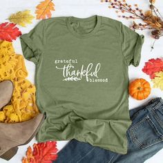 AOOCHASLIY Thanksgiving Day Women Tops Women's Casual Thanksgiving Print Pullover Short Sleeve T-Shirt Tops Shirt Features: Polyester Feature: crew-neck, Short sleeves,, print, women loose t shirt. Design: This cute lady t- is cute with the cute printing. Occasion: A perfect feminine shirt on the moments of daily wear, shopping, date, outgoing, dating and house wear for women, girls and teens Fabric: comfort, soft and breathable fabric, help you feeling cool under hot weather. Product Description: Season:Spring,Fall Gender:Womens Occasion:Daily,Fashion Material:Polyester Style:Casual,Fashion Fit:Fits ture to size How to wash:Hand wash Cold,Hang or Line Dry What you get:1PC Women Tops Color: Green.  Gender: female.  Age Group: adult. Fall Tshirt Designs, Tunic Shirts, House Wear, Feminine Shirts, Belly Shirts, Loose Fit Blouse, Womens Tops Dressy, Autumn T Shirts