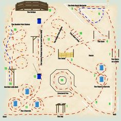 a map that shows the locations of different parks and attractions in the area, including picnic tables