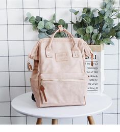 Green Leather Outfit, Peppy Style, Backpack For College, Cool Backpack, Female Shoulder, Accessories Pink, Mini Earrings, College Backpack, College School