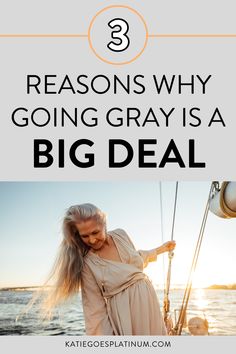 Ever since I decided to embrace my grays, I find myself obsessed with gray hair stories. Let's face it - going gray is a big deal for women.