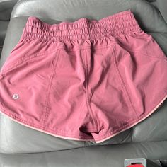 Size 4 Lululemon Reversible Mid Waisted Shorts Perfect For Summer. Never Worn Just Have Been Sitting In The Back Of A Drawer! Casual Pink Bottoms For Running Errands, Lululemon Shorts Outfit Summer, Neon Lululemon Shorts, Lululemon Athletic Shorts With Built-in Shorts, Lululemon Shorts Outfit, Lululemon 2.5 Shorts, Candyland Invitations, Lululemon 4-way Stretch Athletic Shorts, Lululemon Speed Up Shorts 2.5