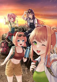 Group Adventure, Real Horror, Hiking Club, Doki Doki Literature Club, Say Cheese, Fourth Wall