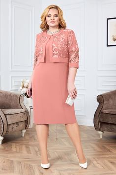 Formal Dresses With Sleeves, Lace Dress With Sleeves, Stylish Clothes For Women, Classy Dress, Mother Of The Bride Dresses