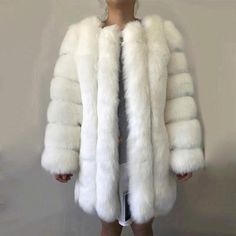 Winter new fashion women's long artificial fur coat women's warm fluffy jacket Cheap Faux Fur Outerwear With Faux Fur Lining, Louis Vuitton Fluffy Jacket, Faux Fox Fur Coat, Fur Coat Long, Trendy Activewear, Soft Girl Outfits, Fluffy Coat, Trendy Hoodies, Fashion Female