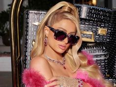 20 Years Later: Paris Hilton Drops “Stars Are Blind” Follow-Up, “Infinite Icon” Medium Blonde, Trendy Collection, Long Layers, Paris Hilton, Half Up Half Down, Y2k Fashion, Style Icon, Square Sunglasses Women, Fashion Sunglasses