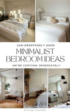 Looking for the best cozy minimalist bedroom ideas? *These* are our absolutely fav modern bedroom design ideas - hand-picked to inspire you!! Whether you're looking for cozy bedroom design, or , these stylish ideas are sure to inspire you. (SAVE this to your BEDROOM STYLE or bedroom inspo board for later!) Bedroom Ideas For Couples Cozy, Cozy Minimalist Bedroom, Bedroom Minimalist Modern, Bedrooms Ideas For Couples, Minimalist Bedroom Ideas, Cozy Bedroom Design, Modern Style Bedroom, Cozy Minimalist, Minimal Bedroom