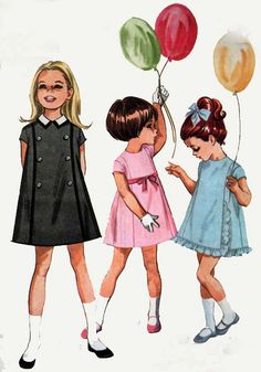 1960s McCall's 7994 Cutest Mad Men Era Girl's Five Panel Dress 60s Vintage Sewing Pattern Size 4 UNCUT Barbie Sewing Patterns, Childrens Sewing Patterns, Butterick Pattern, Barbie Patterns, Mccalls Sewing Patterns, Couture Vintage, Mccalls Patterns