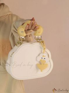 Bird in Bag - Novelty Zippered Bag with Cloud Design Cute Handbag, Cute Crossbody Bags, My Style Bags, Cloud Bag, Clouds Design, Cute Handbags