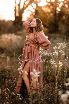 Sensual bohemian two-pieces dress made of soft, natural and breathable fabric (certificated OEKO-TEX® muslin/double gaze). - one size fits all (s-xl) - colors: cream / vanilla / beige / dark beige / cappuccino / chocolate / khaki / old rose / pink brick / terracota / caramel / rust / claret / old ochra / sea - decorative V neck - tied back top - long puff sleeves - maxi elasticated skirt with high split - loose fitting, oversize  If You have any questions regarding this dress, just contact us! N Bohemian Dress With Flowy Skirt And Long Sleeves, Fitted Bohemian Maxi Dress For Maternity, Spring Beach Maternity Dress With Long Sleeves, Spring Maternity Beach Dress With Long Sleeves, Summer Bohemian Maternity Dress, Bohemian Linen Maxi Dress For Brunch, Flowy Bohemian Maternity Dress For Spring, Bohemian Beige Maternity Dress, Beige Bohemian Maternity Dress