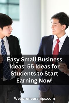 See these easy small business ideas with 55 ideas for students to start earning now. Share your thoughts in the comments.
******** Webpreneurships, Easy Small Business Ideas, Small Business Set up, Business Plan, Business Management Easy Small Business Ideas, Profitable Business, Services Business, Small Business Ideas