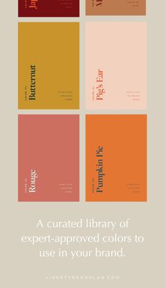 the book cover is shown in four different colors and font, including red, orange, yellow