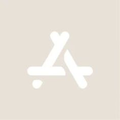 an image of a white sign with the letter x in it's center on a beige background