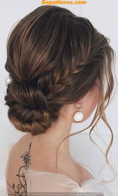 Whimsical Waves to Elegant Updos: Bridal Hairstyles that Wow Bridemaids Hairstyles, Wedding Hair Up, Bridesmaid Hair Makeup, Updo Hairstyle, Updos For Medium Length Hair, Wedding Hair Inspiration, Updo Hairstyles, Braided Hairstyles Updo, Braided Updo