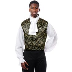 Travel back in time and transform into a steamy Duke when you wear this Regency inspired vest! When you wear this vest, fans of the tv show, 'Bridgerton', will be all over you! You'll feel like the catch of the season no matter where you go. It's perfect for Halloween, themed parties, and more! Add a loose button up shirt underneath and you're ready to find your diamond. Size: standard. Color: One Color. Gender: 0482Men. Age Group: adult. 18th Century Costume Men, Bridgerton Inspired Mens Outfits, Bridgerton Party Outfit Men, Regency Era Mens Fashion, Brigerton Outfit Inspired Men, Bridgeton Decor, Bridgerton Mens Outfits, Bridgerton Outfits Men, Duke Outfits