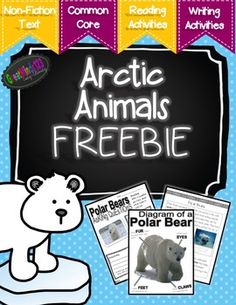 the arctic animals are freebie for kids