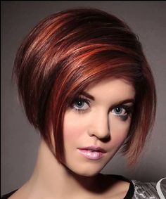 Hair Haircuts 2014, Bobbed Hairstyles With Fringe, Short Red Hair, Short Layered Haircuts, Bob Hair, Haircut And Color