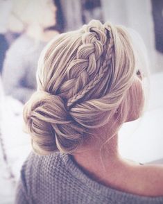 Braid Bun, Bridal Hair Updo, Fishtail Braid, Braided Hairstyles Updo, Wedding Updo