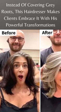 Covering Grey Roots, Grey Hair Transformation, Grey Roots, Blending Gray Hair, Gray Hair Highlights, Long Gray Hair, Embrace It, Brown Blonde Hair, Grey Hair Color