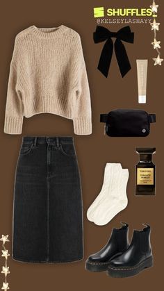 Check out kelseylashayy's Shuffles Winter Outfits Modest, Winter Modest Outfits, Modest Christian Clothing, Modest Fall Outfits, Modest Winter Outfits, Trendy Outfit Inspo, Best Winter Outfits, Modest Outfit, Modesty Outfits