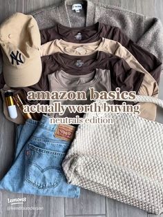 amazon neutral basics Neutral Basics, Neutral Style, Travel Beauty, Food Travel, Work Wardrobe, Outfit Inspo Fall, Lookbook Outfits, Teen Fashion Outfits