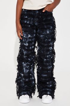 Available In Black/combo. Fray Jean Tie Dye 5 Pocket 98% Cotton 2% Spandex Model Wears Size 10 Imported | Mini Made It Out Of Something Fray Jean in Black size 4 by Fashion Nova Frayed Jeans, Kids Pants, Pants Jeans, Girls Jeans, Made It, Fashion Nova, Black Jeans, Tie Dye, Size 4