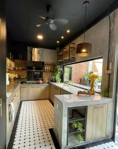 the kitchen is clean and ready for us to use in its new owner's home