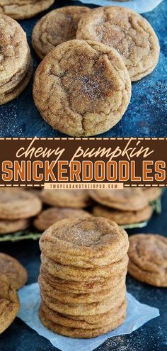 Pumpkin Snickerdoodles, fall baking ideas, pumpkin recipes Easy Pumpkin Snickerdoodles, Pumpkin Spice Snickerdoodles Recipes, Fall Pumpkin Food Ideas, Fall Pumpkin Recipes Healthy, Desserts Made With Canned Pumpkin, Fall Recipes Dessert Easy, Delicious Fall Dessert Recipes, Creative Fall Food Ideas, Easy Yummy Fall Desserts