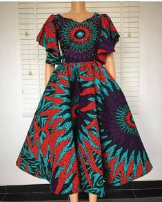 African dress Ankara gownmid calf gownAnkara dress | Etsy Multicolor Midi Dress For Wedding, Multicolor Midi Wedding Dress, Traditional Blue Long Skirt Dress, Traditional Multicolor Long Skirt Dress, Traditional Red Midi-length Dress, Traditional Red Midi Length Dress, Traditional Red Long Dress, Traditional Red Dress With Long Skirt, Traditional Long Red Dress