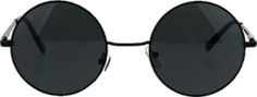 Casual Black Sunglasses For Festival, Black Retro Sunglasses For Festival, Black Sunglasses With Gradient Lenses For Festival, Retro Black Sunglasses For Festival, Retro Black Round Frame Sunglasses, Black Tinted Sunglasses For Festival, Vintage Black Sunglasses For Festival, Circle Lens, Circle Lenses