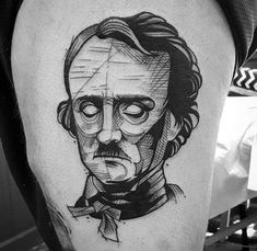 a man's thigh with a portrait of abraham lincoln on it and the words cuttybag