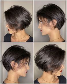 Bob Pendek, Trendy Bob Hairstyles, Short Blonde Haircuts, Hair Inspiration Short, Growing Out Short Hair Styles, Long Pixie, Penteado Cabelo Curto, Haircut For Thick Hair, Short Haircut