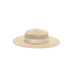 Natural vented hemp boater with ivory textured ribbon band. 6.5" X 2.75" X 3.25" SKU: 21018-13324 Chic Cream Toquilla Straw Boater Hat, Chic Cream Boater Hat For Garden Party, Summer Cream Fedora With Flat Crown, Cream Flat Brim Straw Hat For Garden Party, Summer Cream Flat Crown Fedora, Cream Boater Hat With Flat Brim For Garden Party, Spring Cream Boater Hat In Toquilla Straw, Cream Toquilla Straw Boater Hat With Short Brim, Cream Toquilla Straw Boater Hat For Spring