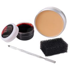 PRICES MAY VARY. Super Value Scar Wax Makeup Kit --- Includes 1 pack 1.76Oz(50g) scar wax,1 pack 1.06Oz(30g) Coagulated Blood Gel,1 pack spatula,1 pack stipple sponge Create Special Effect --- Easy to shape to any realistic looks you can imagine,such as burns,bullet holes,big wounds,gashes,scars,cuts,bites,broken nose,bumps,torn face,prosthetics makeup and more.The color of the wax is nearly the same to the human skin, matched and kind to most of skin tones.If you are the first time to use this, Face Prosthetics, Prosthetics Makeup, Fake Wounds, Scar Wax, Zombie Vampire, Broken Nose, Effects Makeup, Special Effects Makeup, Sfx Makeup