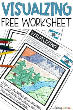 the free worksheet for visualizing with colored pencils