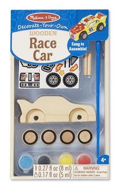 Race Car, Decorate Your Own Race Car Craft, Easter Egg Treats, Hot Wheels Birthday, Race Car Birthday Party, Car Party, Car Craft, Wooden Wheel, Race Car Party, Race Car Birthday