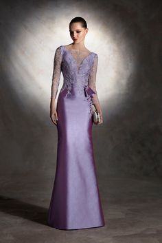 HerTrove - Embroidered bodice mermaid dress Elegant Lace Mermaid Dress With Sweep Train, Elegant Lace Mermaid Dress For Gala, Elegant Lace Gown With Mermaid Hem, Elegant Purple Gown With Sheer Bodice, Formal Lace Gown With Mermaid Hem, Elegant Mermaid Hem Dress With Lace Bodice, Elegant Lace Mermaid Dress With Fitted Bodice, Elegant Purple Dress With Detachable Train, Elegant Purple Gown With Mermaid Hem