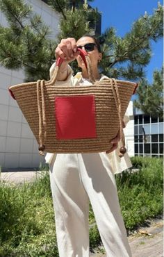 Straw Bag Large, Straw Bag Beach, Basket Bag, Farmers Market Bag, Shopping Basket, Luxury Bag Charm, Cotton Rope Bag, Jute Bag, Summer Bag It is approximately 1.5 cm thick. Jute is a durable and recyclable material with natural color variations. It is a knitted bag, with a natural knitted base. It is an easy-to-clean, decorative and modern product. Dried stains should be removed without delay. Do not rub liquid stains, remove water with a paper towel and wipe with mild detergent and a damp cloth Large Capacity Straw Pouch Bag For Beach Season, Large Capacity Pouch Straw Bag For Beach Season, Large Capacity Straw Pouch For Beach Season, Natural Pouch Bag For Beach Season, Natural Color Pouch Bags For Beach Season, Summer Bags With Removable Pouch, Summer Woven Pouch Bag, Large Capacity Pouch Bucket Bag For Beach Season, Beach Season Rectangular Shoulder Bag With Removable Pouch