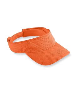 Adult Athletic Mesh Visor - ORANGE - OS | Augusta Sportswear Adult Athletic Mesh Visor in Orange Spring Orange Activewear For Sports, Lightweight Sporty Summer Activewear, Lightweight Sporty Activewear For Summer, Orange Breathable Activewear For Running, Sporty Orange Activewear For Spring, Sporty Lightweight Moisture-wicking Activewear, Lightweight Moisture-wicking Activewear For Spring, Breathable Orange Activewear For Sports, Breathable Mesh Activewear For Sports Events