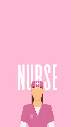 a woman nurse with the word nurse on her chest