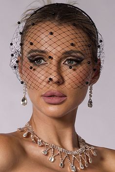 Enhance your style with our Beaded Mesh Hairband, an exquisite accessory that effortlessly infuses a dash of allure into your ensemble. Meticulously handcrafted with intricate beadwork and delicate mesh, this hairband elevates your grace and refinement. Whether you're gracing a wedding, a garden soiree, or any special event where you wish to embellish your tresses with sophistication, this hairband stands as the ideal selection. Elegant Black Evening Headpieces, Chic Black Formal Headpieces, Elegant Beaded Evening Headpiece, Elegant Black Luxury Headpiece, Luxury Rhinestone Evening Headpieces, Midi Long Sleeve Dress, Garden Soiree, Evening Hat, Fascinator Hats Outfit