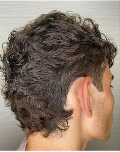 Messy Choppy Short Hair, Permed Mullet, Mens Fades, Long Curly Hair Men, Male Haircuts Curly, Mohawk Hairstyles Men, Mullet Haircut