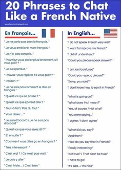 a poster with the words in french and english, which are on top of each other