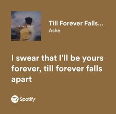 Spotify Quotes
Spotify Lyrics Till Forever Falls Apart Polaroid Poster, Till Forever Falls Apart Lyrics Spotify, Til Forever Falls Apart Lyrics, Give Me Your Forever Spotify, Till Forever Falls Apart Lyrics, Till Forever Falls, Boho Rainbow Classroom, Rom Coms, Time Planning