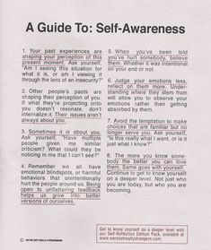 an article about self - awareness is shown in the paper above it's caption